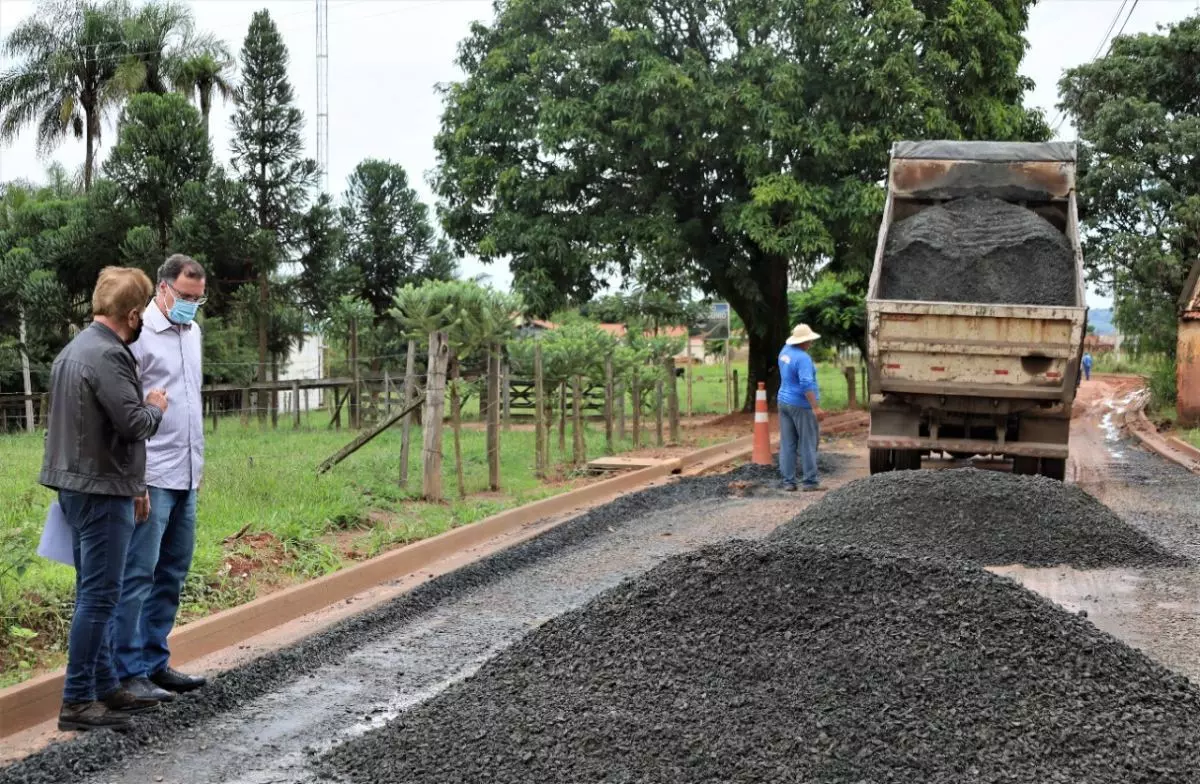 Implantação de pavimentação asfáltica - Itapira-SP