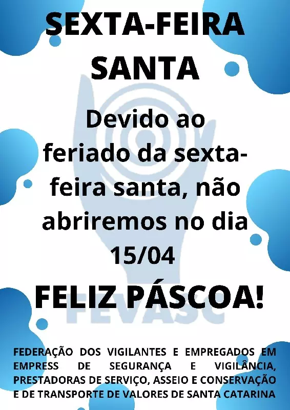 SEXTA-FEIRA SANTA - PÁSCOA