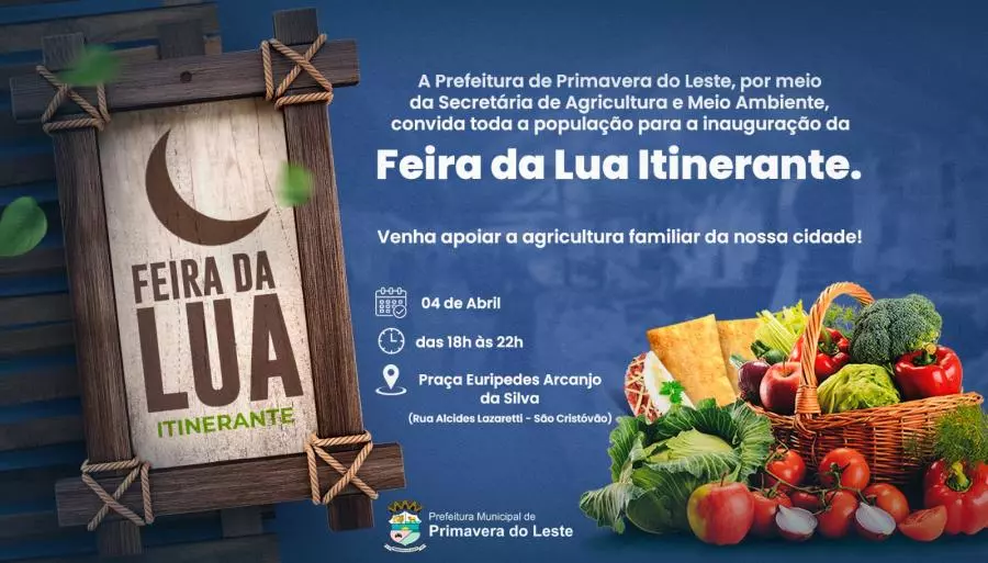 Reinauguração de praça do São Cristóvão é atração da Feira da Lua Itinerante