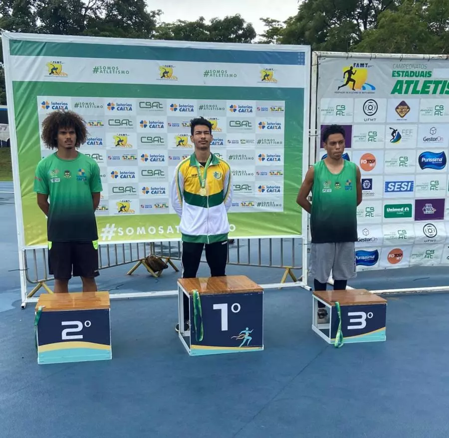 Atleta primaverense é ouro nas provas de 100m e 200m no Campeonato Matogrossense de Atletismo