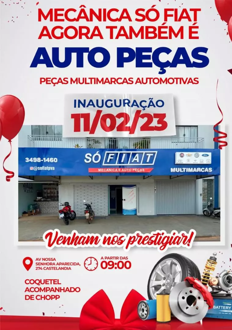 Só Fiat – A Melhor oficina agora é Auto Peças