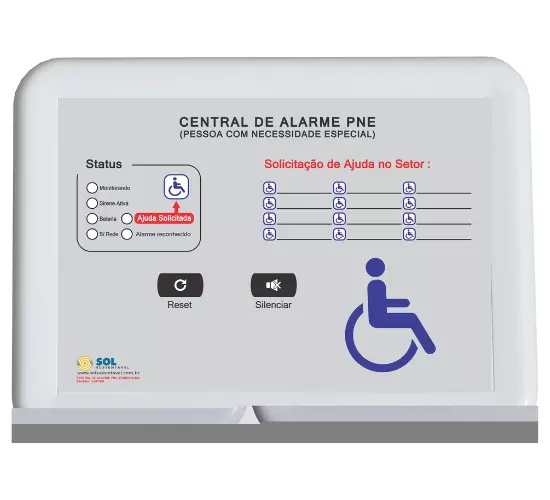 CENTRAL DE ALARME PNE CAP100 12 SETORES