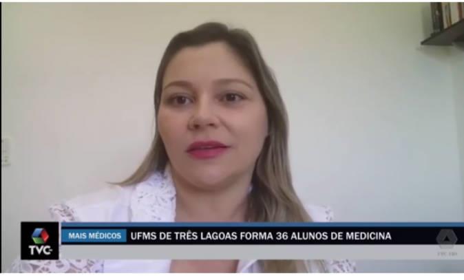 Médica rio-pardense recém-formada inicia carreira em meio à pandemia