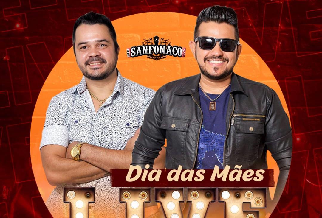 Sanfonaço fará live no YouTube neste domingo Dia das Mães