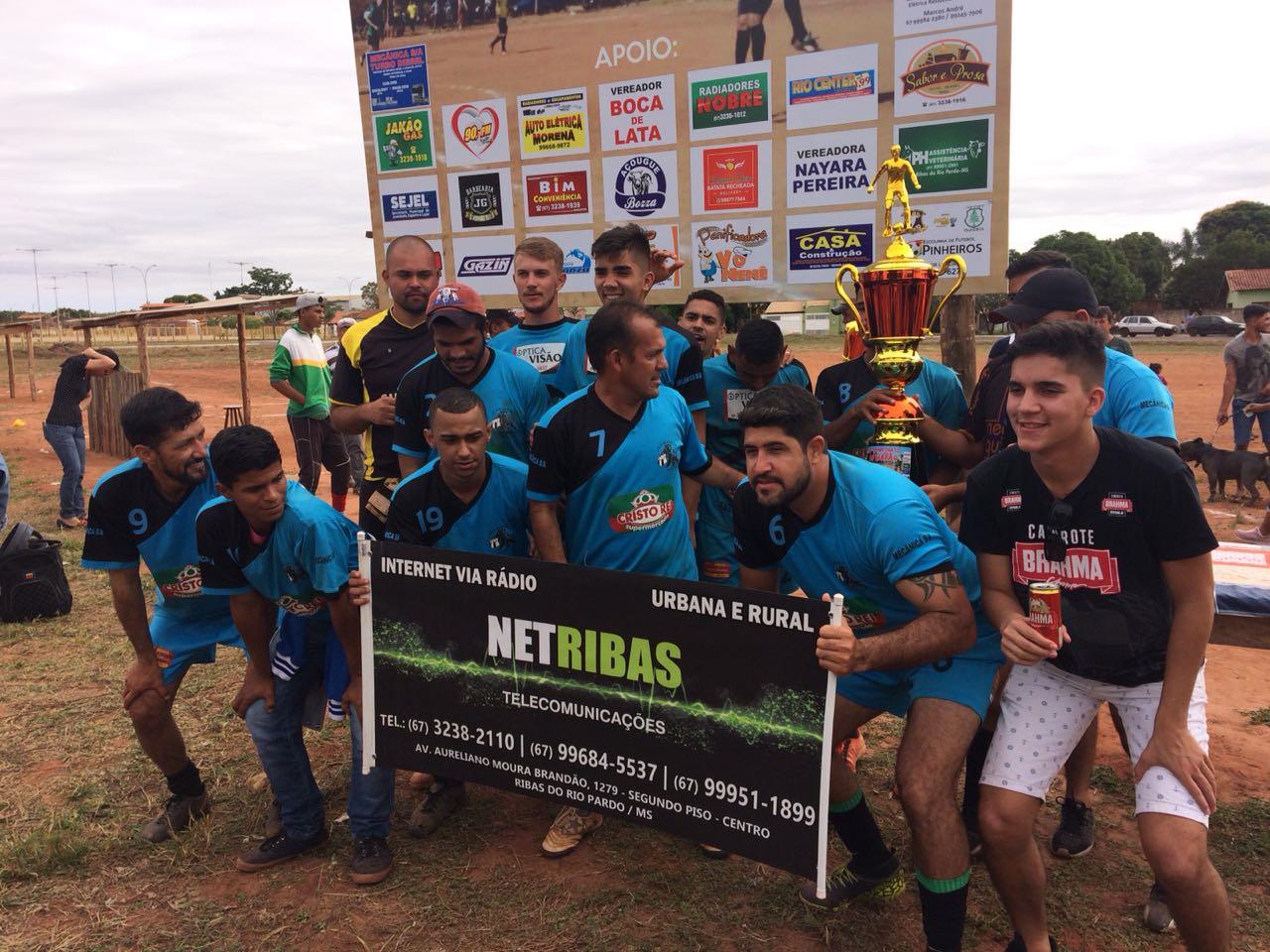 Net Ribas/Juventus conquista título do 3º Campeonato de Terrão em Ribas do Rio Pardo