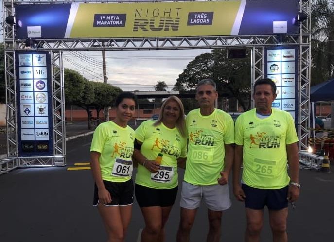 Atletas riopardenses conquistaram pódio na 1ª Maratona Night Run em Três Lagoas-MS