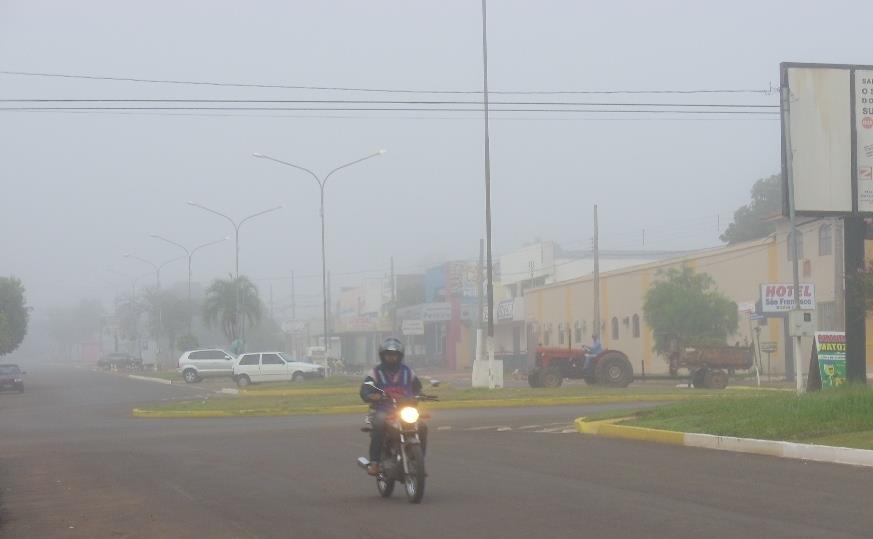 Chegada de uma frente fria derrubou as temperaturas em MS e previsão é que frio permanece pelo menos até quarta