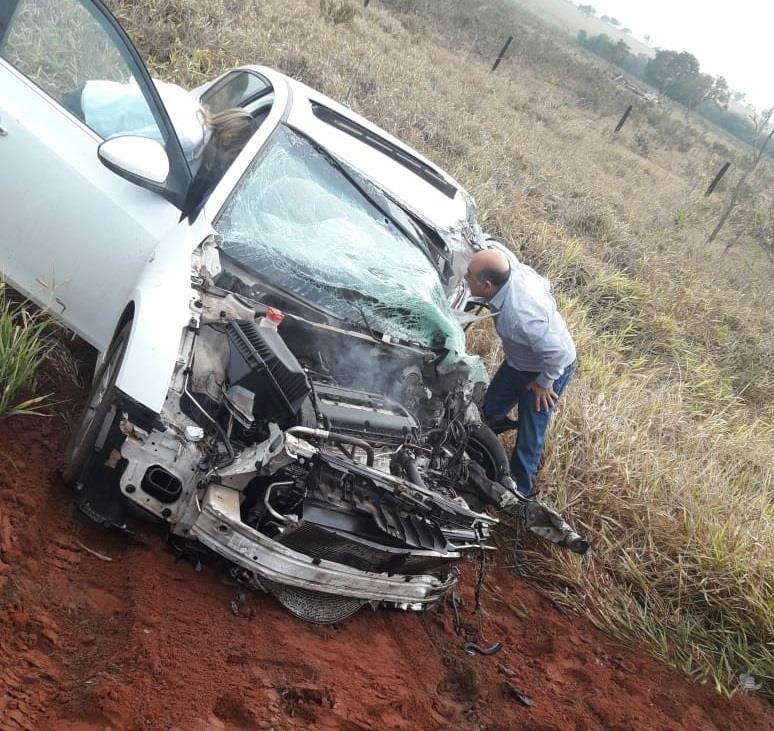 A 17 KM: caminhoneiro percebe motorista dormindo e evita acidente mais grave na BR-262