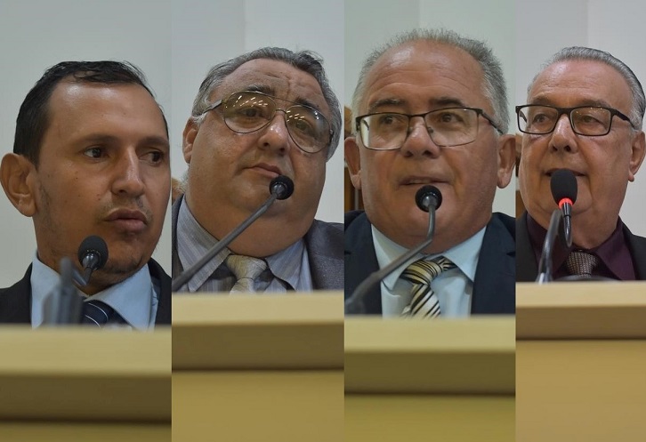 Denúncias pedem cassação dos vereadores Cascão, Luiz, Paulo e Tiago