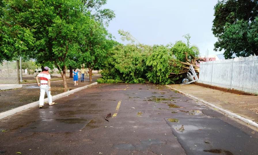 Urgente: tempestade relâmpago causa muito estrago para a população