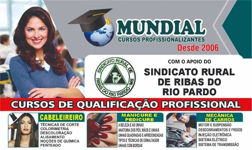 Mundial oferece cursos profissionalizantes em Ribas a R$ 55 por mês