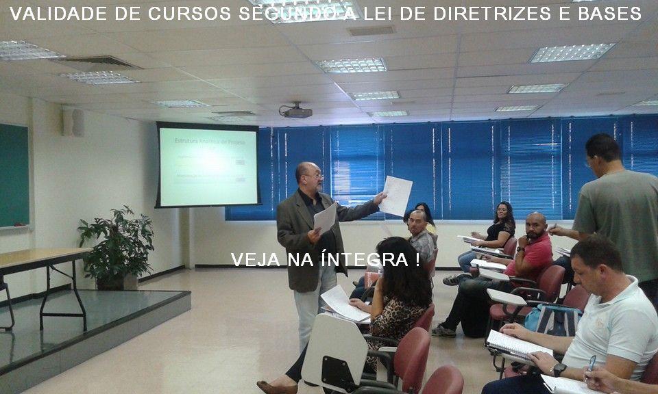 Validade dos Cursos de Educação Continuada