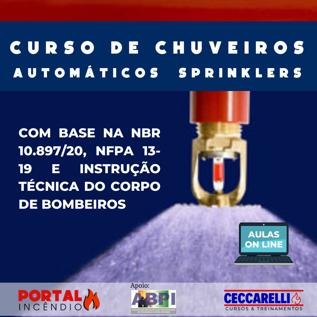 Curso de Chuveiros Automáticos | Sprinklers | NFPA-13