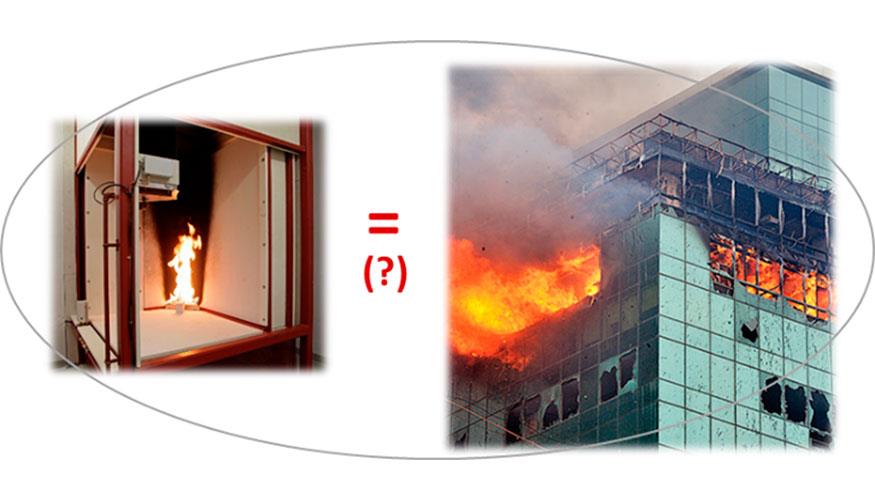 Um dos meios mais rápidos de transmissão de fogo em um prédio é a propagação pela fachada.