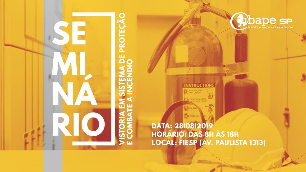 Ibape/SP Promove Seminário para Atualização da Cartilha de Incêndio