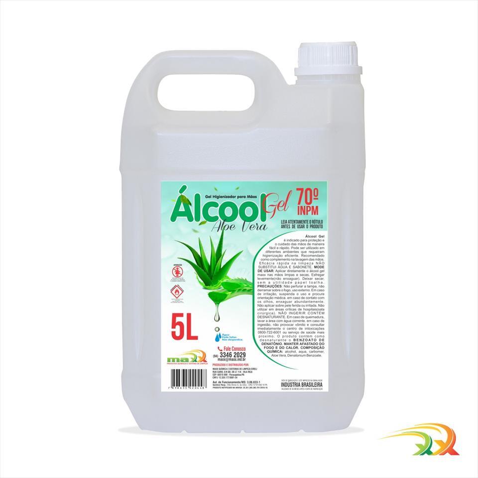 ÁLCOOL EM GEL MAXX 70º INPM