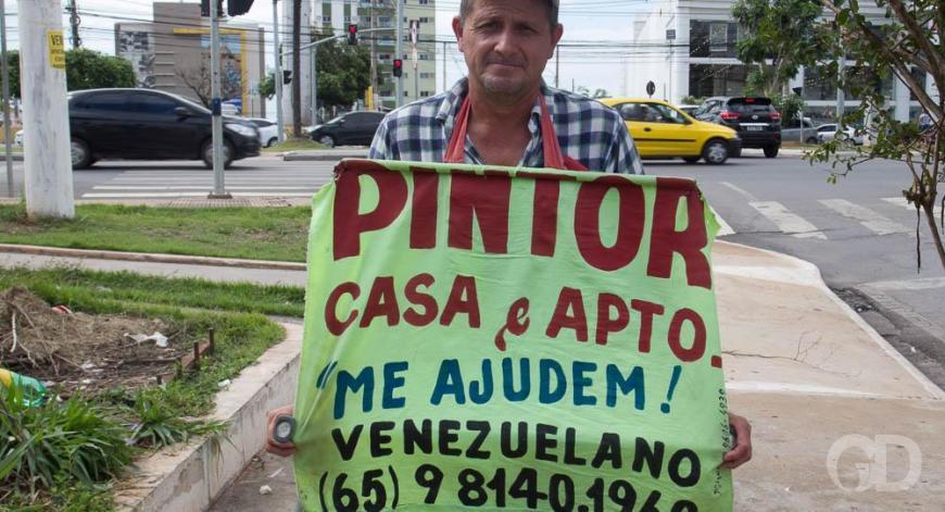 ‘Trabalhava 6 dias para comer um’, relata venezuelano em Cuiabá