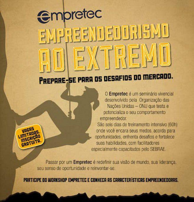 Empretec - Canarana sediará mais uma vez seminário desenvolvido pela ONU