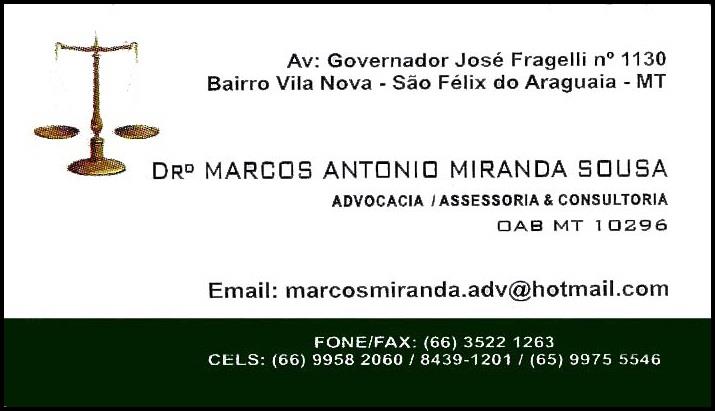 Dr. Marcos Antonio Miranda Sousa