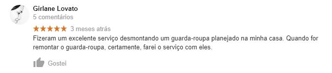 Avaliações dos clientes