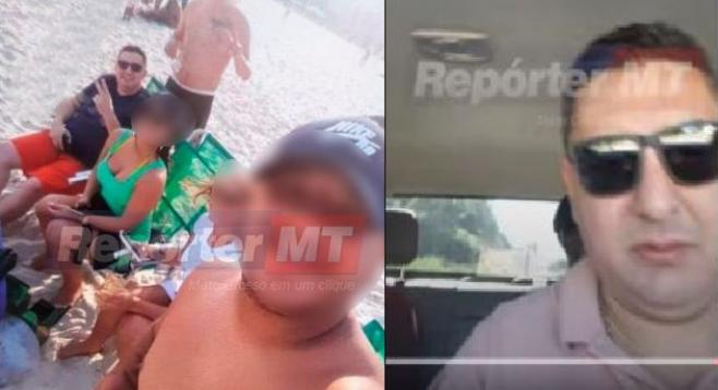 Primeira Mão: Bandido sobrevivente de tiroteio é flagrado curtindo praia no RJ; veja