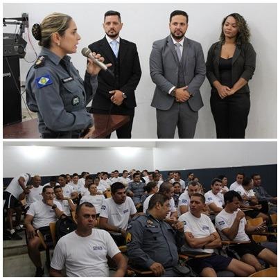 Policiais participam de palestra sobre medida protetiva a mulheres em Barra do Garças