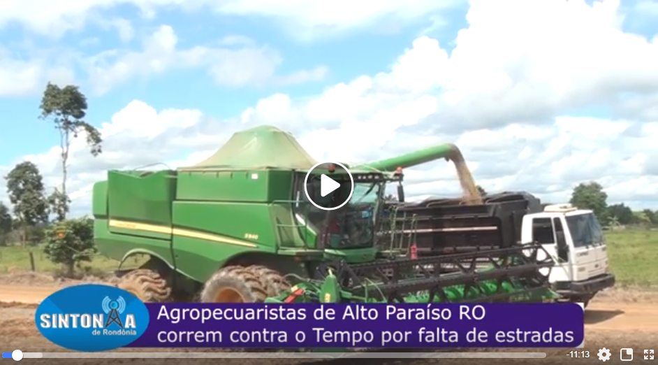 Agropecuarista de Alto paraíso correm contra o tempo por falta de estradas.