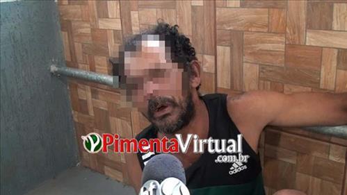 10/07/2017 09:25-Pimenta Bueno Homem esfaqueia suposto estuprador da filha, em Pimenta Acusado foi preso pela Polícia Militar