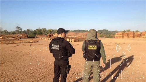 13/07/2017 09:13 Nova Mamoré Polícia Federal, Ibama e Receita deflagram Operação Máfia da Tora em Rondônia