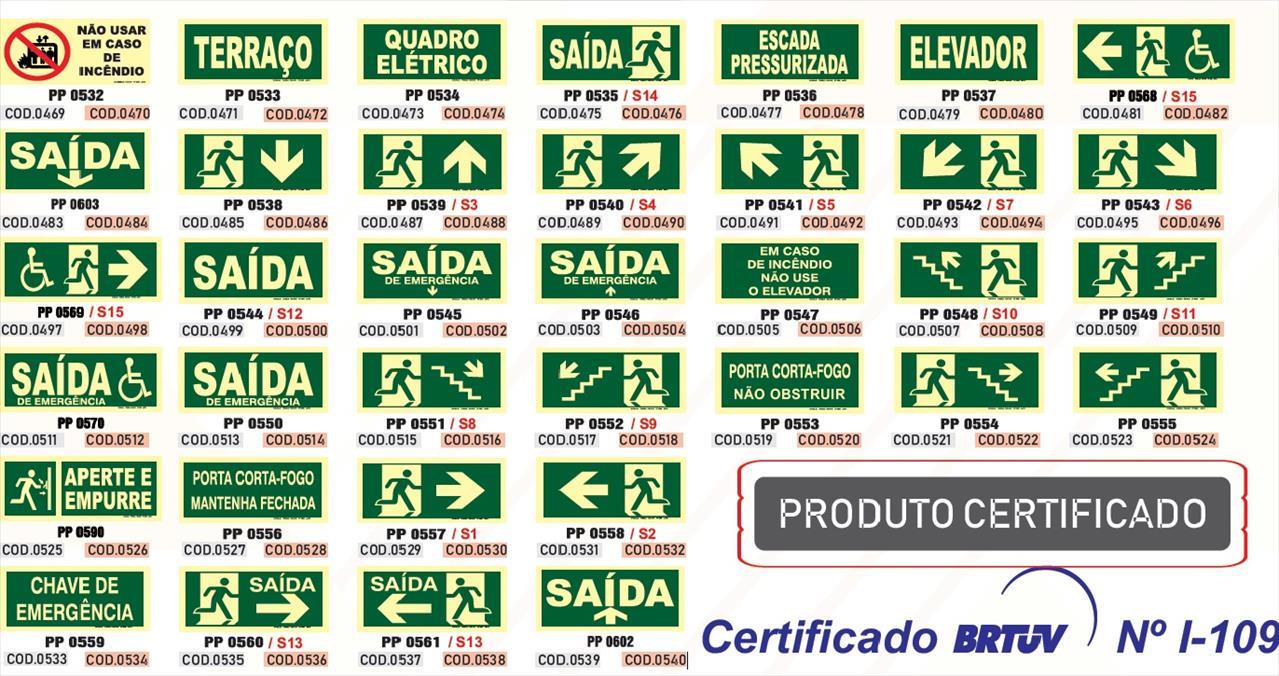 SINALIZAÇÕES DE SAIDA