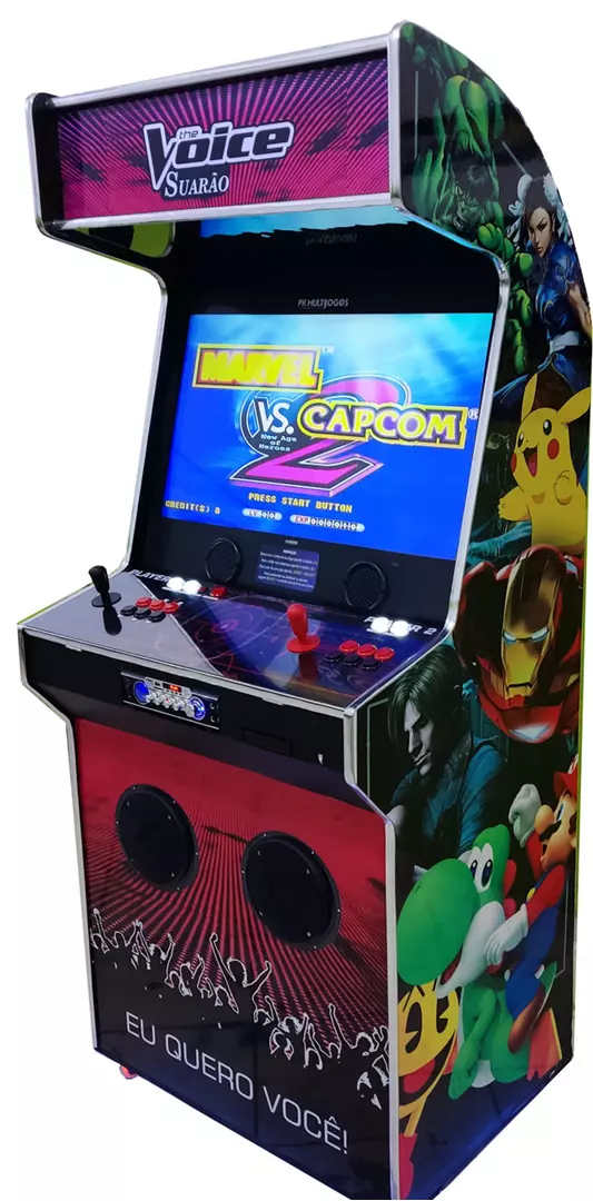 Arcade Fliperama Portátil 2 Jogadores - Street Fighter - Arcade Play Games
