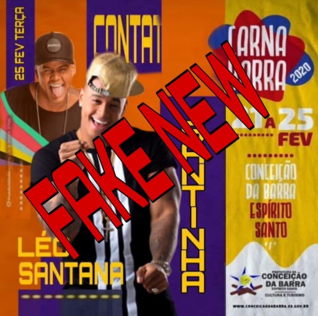 É fake news! Carna Barra 2020 não terá Leo Santana