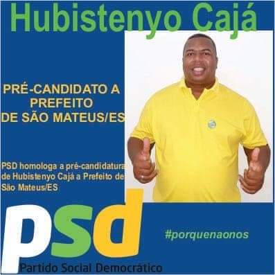 HUBISTENYO CAJÁ JÁ UTRAPASSA PRETA E É O TERCEIRO COLOCADO NA DISPUTA ELEITORAL DE SÃO MATEUS!