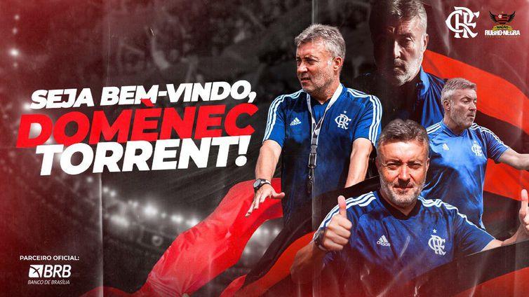 Domènec Torrent é o novo técnico do Flamengo