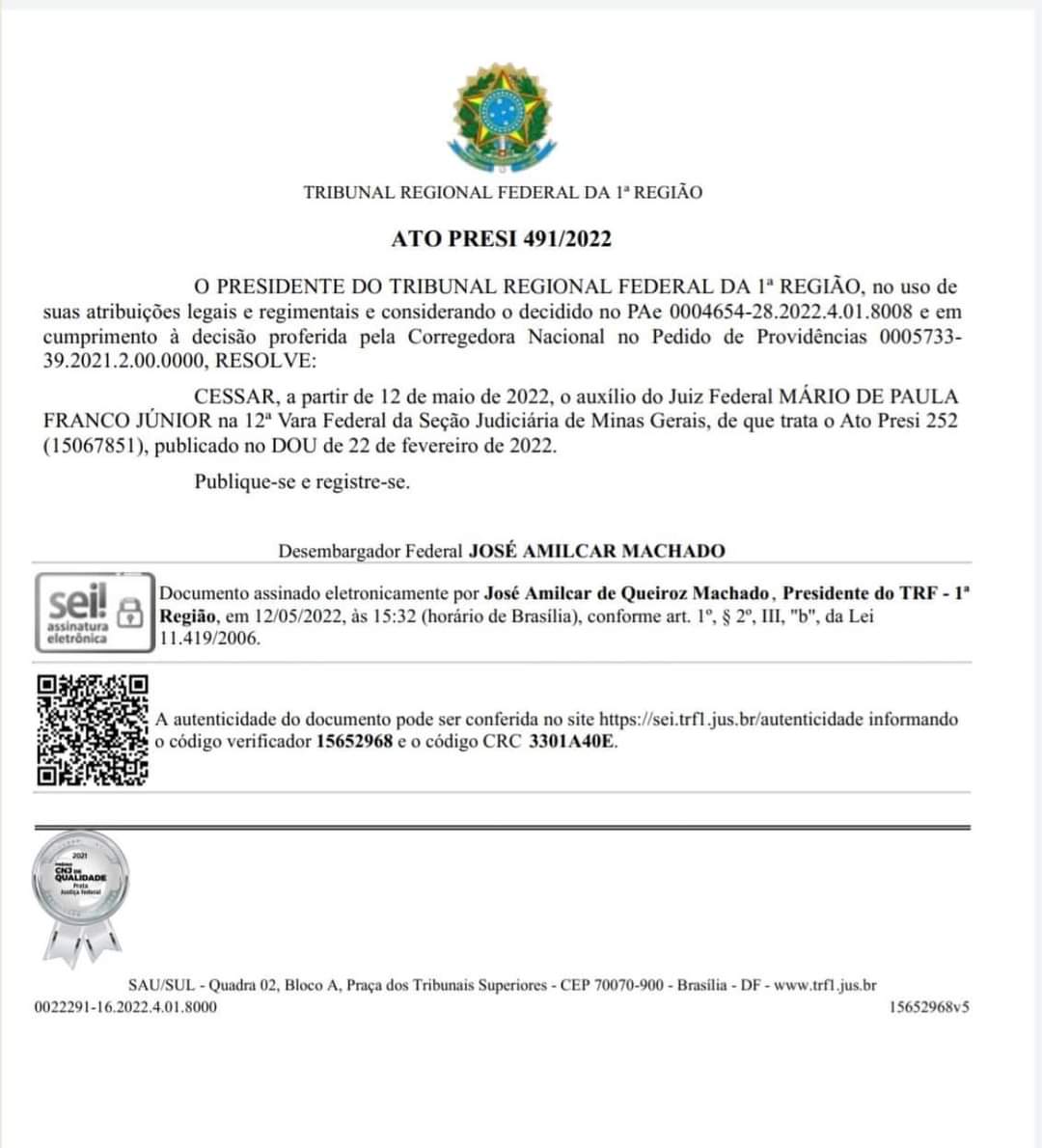 JUIZ RESPONSÁVEL POR INDENIZAÇÕES DA SAMARGO É REMOVIDO E NOVAS LISTAS FICAM INDEFINIDAS.