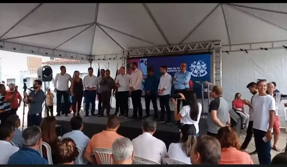 Governador Renato Casagrande inaugura Rodovia ES -313 em Pinheiros