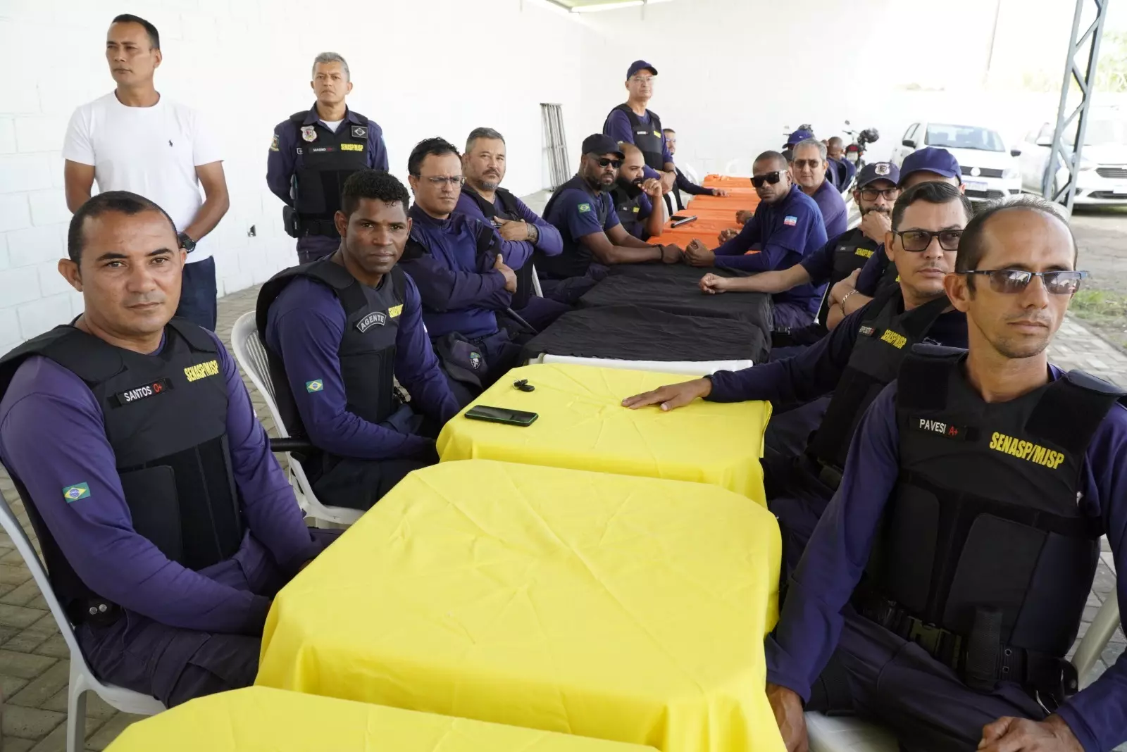 Comandante do Bombeiros é recebido por Daniel e faz Preleção para Guarda Municipal