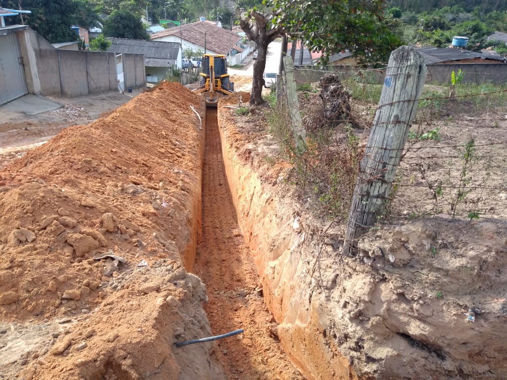 Prefeitura de São Mateus constrói rede de drenagem pluvial em Itauninhas