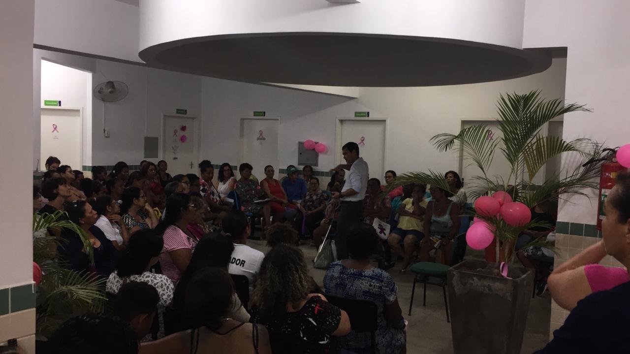 PREEITURA DE SÃO MATEUS REALIZA AÇÃO ESPECIAL DE PREVENÇÃO AO CÂNCER DE MAMA NA UNIDADE DE SAÚDE DO BAIRRO SANTO ANTONIO