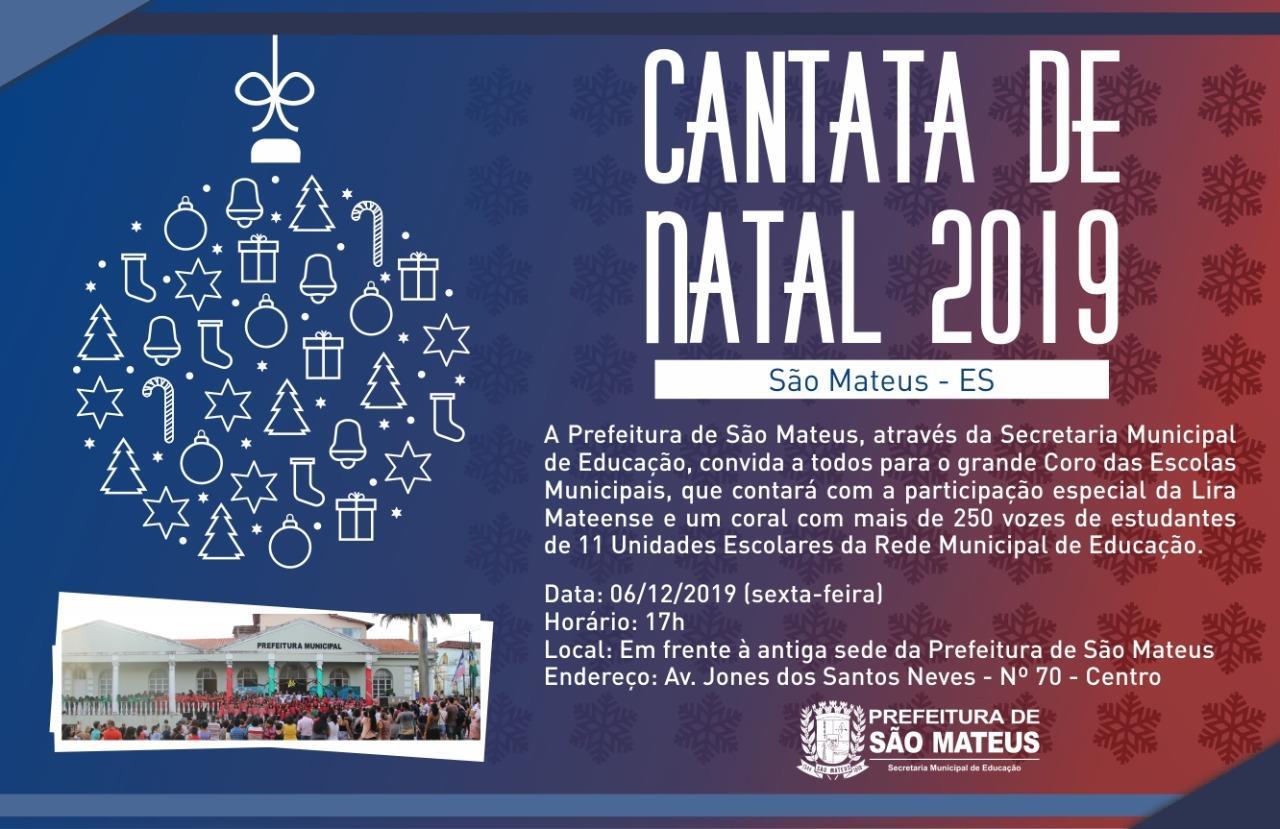 PREFEITURA DE SÃO MATEUS REALIZA CANTATA DE NATAL 2019