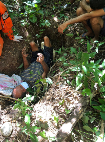 Idoso é resgatado após ficar quase 48 horas dentro de vala em mata fechada no Ceará