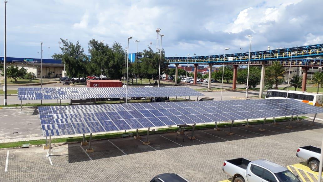 Porto do Pecém ganha usina de energia solar no mês do meio ambiente