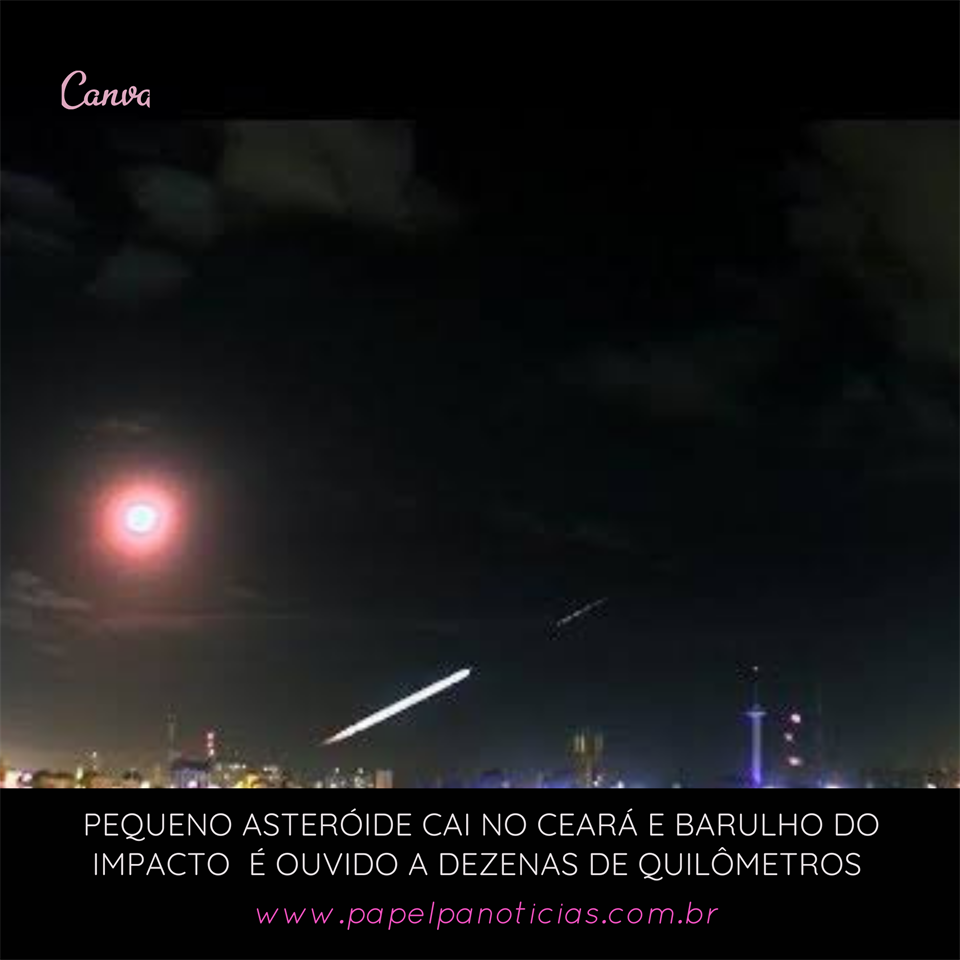 Asteroide cai no Ceará e barulho do impacto assusta moradores