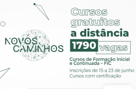 IFTM – Campus Patrocínio abre processo seletivo para cursos de formação inicial e continuada na modalidade EAD