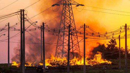 Queimadas no sistema elétrico aumentam em MG