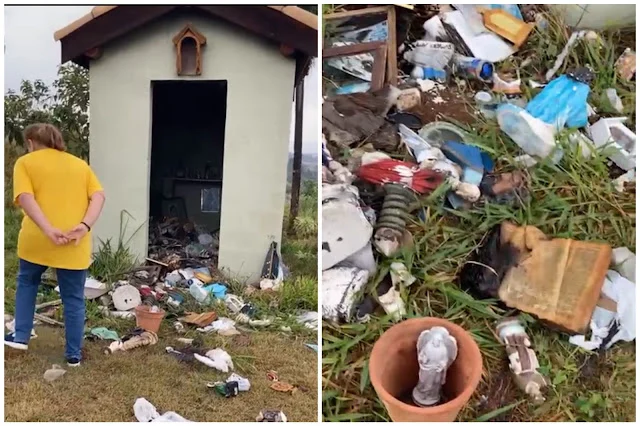 Capela cristã é atacada no interior de SP