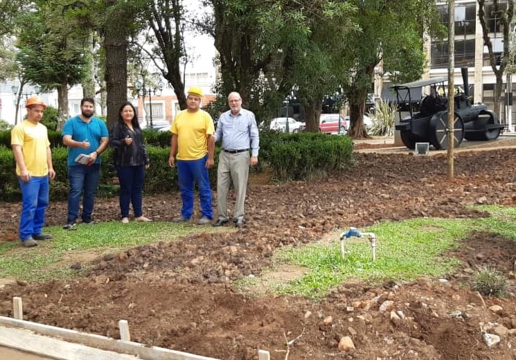 Iniciada a segunda etapa da Revitalização da Praça João Pessoa