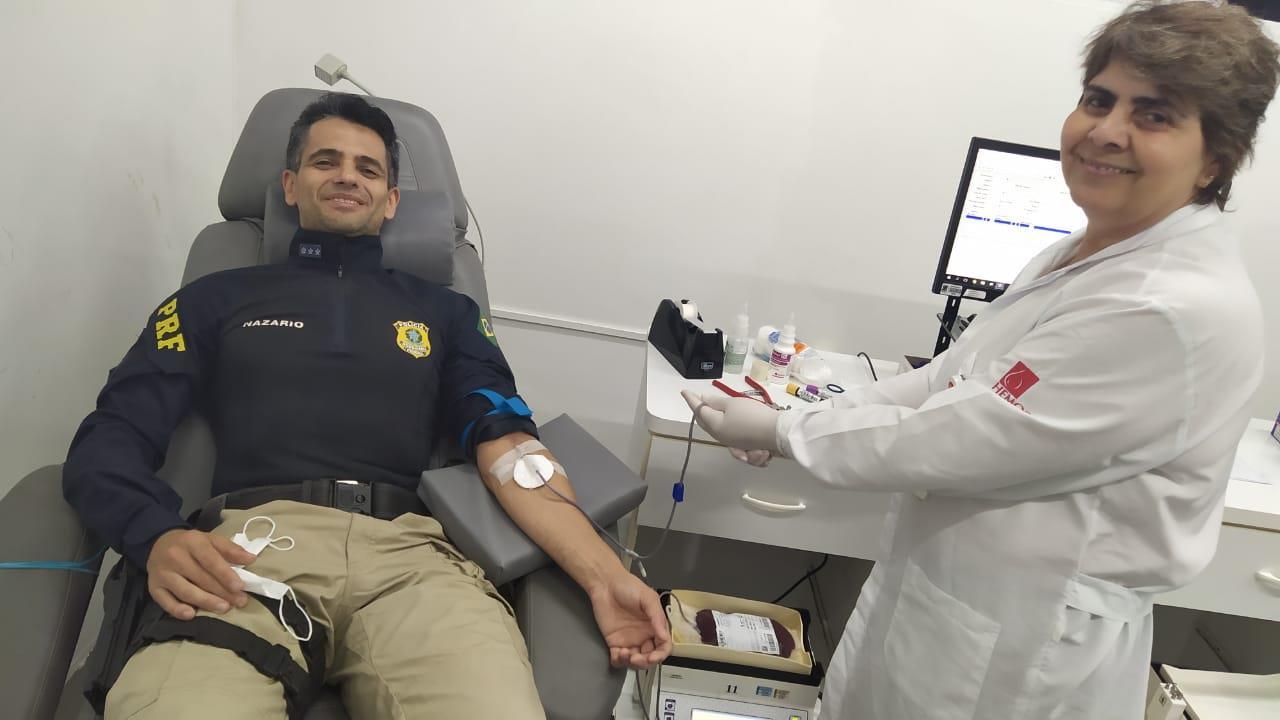 PRF inicia desafio de doação de sangue solidário em Santa Catarina