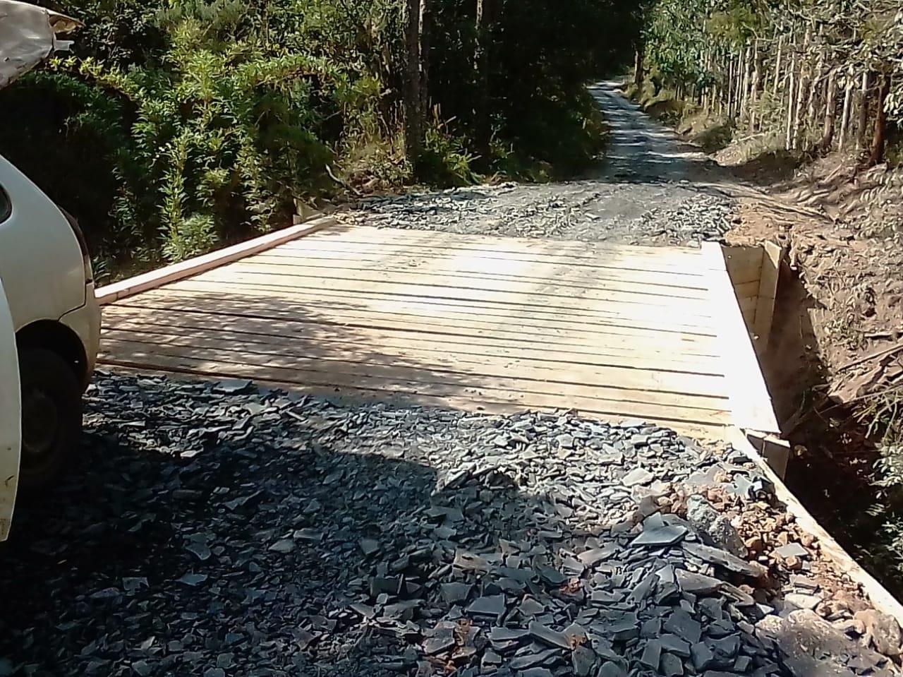 Secretaria de Obras de Mafra realiza melhorias na área rural do município