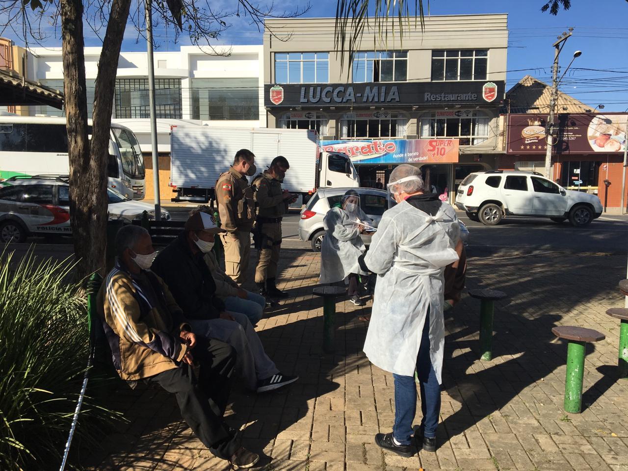 Realizado o mapeamento de moradores de rua em Mafra